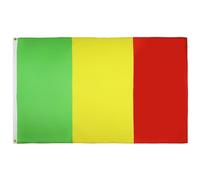 AZ FLAG - Drapeau Mali - 150x90 cm - Drapeau Malien 100% Polyester Avec Oeillets Métalliques Intégrés - Pavillon 110 g