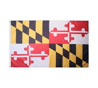 AZ FLAG - Drapeau Maryland - 150x90 cm - Drapeau 100% Polyester Avec Oeillets Métalliques Intégrés - Pavillon 110 g