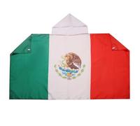 AZ FLAG Drapeau Mexique 150x90 cm - Cape Drapeau Mexicain 100% Polyester Avec Manches Intégrées - Body Flag 80g