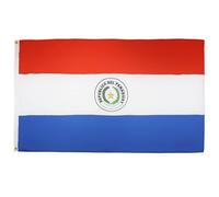 AZ FLAG - Drapeau Paraguay - 150x90 cm - Polyester léger - Drapeau Paraguayen Avec Oeillets Métalliques Intégrés - 80g