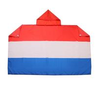 AZ FLAG Drapeau Pays-Bas 150x90 cm - Cape Drapeau Hollandais - Néerlandais 100% Polyester Avec Manches Intégrées - Body Flag 80g