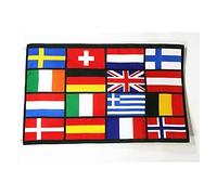 AZ FLAG Drapeau Pays d'Europe 150x90 cm Européen Polyester 100D 2 Œillets | Usage intérieur et extérieur Drapeau décoratif coutures doubles et bords renforcés avec œillets métalliques