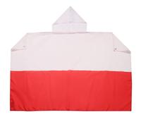 AZ FLAG Drapeau Pologne 150x90 cm - Cape Drapeau Polonais 100% Polyester Avec Manches Intégrées - Body Flag 80g