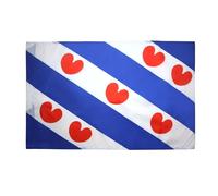 AZ FLAG - Drapeau Province de Frise - 150x90 cm - Drapeau Friesland Aux Pays-Bas 100% Polyester Avec Fourreau et cordelette - Pavillon 110 g