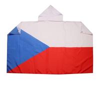 AZ FLAG Drapeau République tchèque 150x90 cm - Cape Drapeau Tchéquie 100% Polyester Avec Manches Intégrées - Body Flag 80g