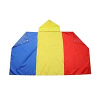 AZ FLAG Drapeau Roumanie 150x90 cm - Cape Drapeau Roumain 100% Polyester Avec Manches Intégrées - Body Flag 80g