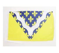 AZ FLAG - Drapeau Val-de-Marne - 45x30 cm - Pavillon Département Français - Île-De-France 100% Polyester Avec Deux Cordelettes - 20g