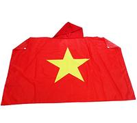AZ FLAG Drapeau Vietnam 150x90 cm - Cape Drapeau Vietnamien 100% Polyester Avec Manches Intégrées - Body Flag 80g