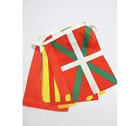 AZ FLAG - Guirlande Drapeau 17 communautés autonomes d'Espagne - 5 Mètres Avec 17 Fanions Des Régions Espagnoles De 21x14 cm - Petits Drapeaux 100% Polyester - 50g