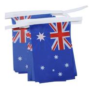 AZ FLAG - Guirlande Drapeau Australie - 4 Mètres Avec 20 Petits Drapeaux Australien De 15x10 cm - Fanion 100% Polyester - 40g