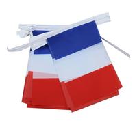 AZ FLAG - Guirlande Drapeau France - 12 Mètres Avec 20 Drapeaux Français De 45x30 cm - Fanions 100% Polyester - 200g