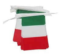 AZ FLAG - Guirlande Drapeau Italie - 4 Mètres Avec 20 Petits Drapeaux Italien De 15x10 cm - Fanion 100% Polyester - 40g