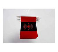 AZ FLAG - Guirlande Drapeau Phalange espagnole - 6 Mètres Avec 20 Fanions Nationaliste Guerre D'Espagne De 21x14 cm - Petits Drapeaux 100% Polyester - 60g