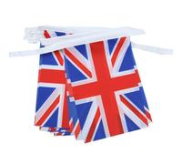 AZ FLAG - Guirlande Drapeau Royaume-Uni - 4 Mètres Avec 20 Petits Drapeaux Anglais - Uk - Grande Bretagne De 15x10 cm - Fanion 100% Polyester - 40g