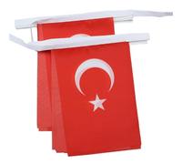 AZ FLAG - Guirlande Drapeau Turquie - 6 Mètres Avec 20 Fanions Turc De 21x14 cm - Petits Drapeaux 100% Polyester - 60g