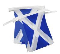 AZ FLAG Guirlande Ecosse 12 m 20 drapeaux Polyester Léger 45x30 cm
