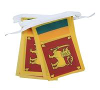 AZ FLAG Guirlande Sri Lanka 6 m 20 drapeaux Polyester Léger 21x15 cm