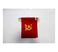 AZ FLAG Guirlande URSS logo central 6 m 20 drapeaux Polyester Léger