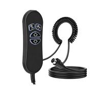 Azarton Télécommande pour Fauteuil Relax électrique, 4 Boutons 5 Broches, Commande Manuelle Double Moteur pour Fauteuil TV et releveur, avec rétroéclairage LED et Port USB