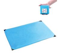Azarxis Mini Couverutre de Pique-Nique de Poche Tapis de Sol Léger Tapis de Plage Imperméable Portable pour Camping Randonnée Voyage Jardin (Bleu - 150 x 180 cm)