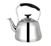 AZHKJKZH Bouilloire pour Cuisinière Bouilloire à thé sifflante cuisinière Bouilloire Top Quart théière Chauffage récipient d'eau avec poignée ThéIère INOX(1L)