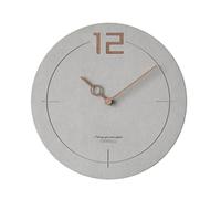 AZHKJKZH Horloge Murale Horloge Murale Simple Salon Décorative Silencieuse sans Tic-tac Facile À Lire La Maison pour Décor Salon(Grey)