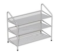 AZHKJKZH Stockage Organisateur Étagère à Chaussures en métal Organisateur Rangement de Grille métallique étagère pour entrée Placard Chambre Salon pour Ranger(W,65 * 26 * 45cm)