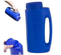 AZIDWERYQ Épandeur de Fonte à Glace, épandeur d'engrais 2L avec Modes d'ouverture réglables, sel pour Neige avec Pelle, Main pour dégivrage, Fonte de Glace, sel à Main pour Aliments Terre