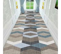 AZMANI Tapis de Couloir Antidérapant Lavable en Machine Long,0.6m x 2m