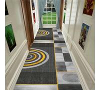 AZMANI Tapis de Couloir Antidérapant Lavable Motif Marbre,0.8m x 3.0M