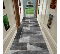 AZMANI Tapis de Couloir Antidérapant Lavable Motif Marbre,1.4m x 2m