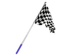 Aznever Mâts de Drapeau portatifs, bâton de pointeur d'enseignement | Mât de Drapeau de bannière de Personnel Portable en Acier Inoxydable | 1,6 M léger avec poignée Ergonomique pour défilé de