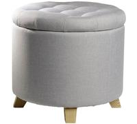Azomor Ce pouf de rangement aux formes arrondies allie fonctionnalité et élégance et constitue un p
