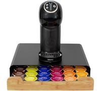 Azomor : élégant porte-capsules à café en bois avec tiroirs pouvant contenir 36 capsules