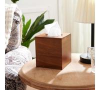 Azomor : élégante boîte en bois pour mouchoirs avec fermeture magnétique, idéale pour toutes les pièces