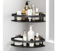 Azomor : étagère d'angle spacieuse pour la douche, sans perçage, pour le rangement et l'organisation de la salle de bains