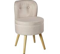 Azomor : fauteuil scandinave confortable avec dossier haut et espace de rangement