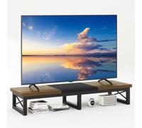 Azomor : meubles TV robustes et polyvalents avec des étagères ouvertes, pour le salon et le bureau