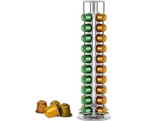 Azomor : porte-capsules de café rotatif pouvant contenir 40 capsules, au design peu encombrant