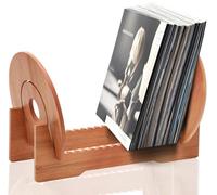 Azomor : présentoir en bois pour 40 vinyles, au design vintage décoratif