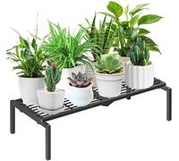 Azomor : support à fleurs en métal pour l'intérieur et l'extérieur, avec un modèle bas et un modèle d'angle