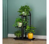 Azomor : support à plantes moderne en métal à quatre étages, idéal pour n'importe quel coin de votre intérieur