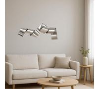 Azomor : une décoration murale élégante en métal, couleur champagne, pour les intérieurs modernes