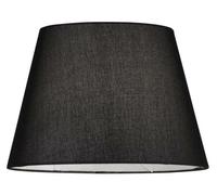 AZzardo, abat-jour en bois à trois pieds et abat-jour Tristan TR 46 noir AZ3670, abat-jour noir de 46 cm pour lampadaire