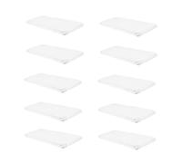 B Baosity 10 Pièces Housses de Lit Jetables Imperméables Draps Non Tissés avec Bande Élastique pour Protection Literie Table Massage Hôtel Salon Beauté, 100x215cm