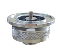 B Baosity Adaptateur de Réservoir de pour Fournaise à Double Paroi, Connecteur Convertisseur pour Barbecue Extérieur
