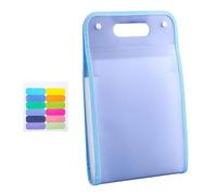 B Baosity Classeur Extensible Portable, Organisateur de Papier Polyvalent 36x24cm pour Fournitures de Bureau, Format Lettre A4 avec 13 Poches Extensibles, Bleu