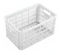 B Baosity Conteneur de Stockage Rectangulaire Empilable Ventilé en Matériau PE avec Poignées Intégrées pour Faciliter le Transport, Panier De 10 Catties, 38 Cm De Long, 25 Cm De Large, 20 Cm De Haut