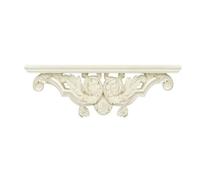B Baosity Étagère Murale Sculptée Mince | Style Européen, Solide, Console Murale, pr, Beige, L