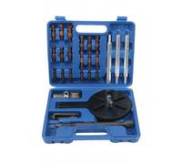 B Baosity Extracteur de Roulements Kit Extracteur Interne Arrache Moyeu Arrache Trois Griffes Outil Mécanique Acier Carbone Allié, Extracteur Multifonctionnel Crochet Courbé Avec Bande D Acier Rouge